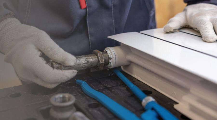 Expert burst pipe repair services in Albion, OK